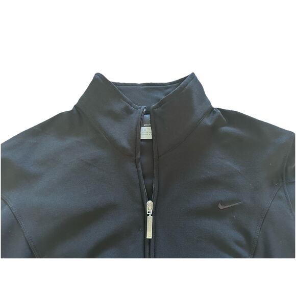 Nike Dri Fit Y2K Women’s Black Athletic Full-zip Jacket Size S Sports Athleisure - Picture 2 of 8